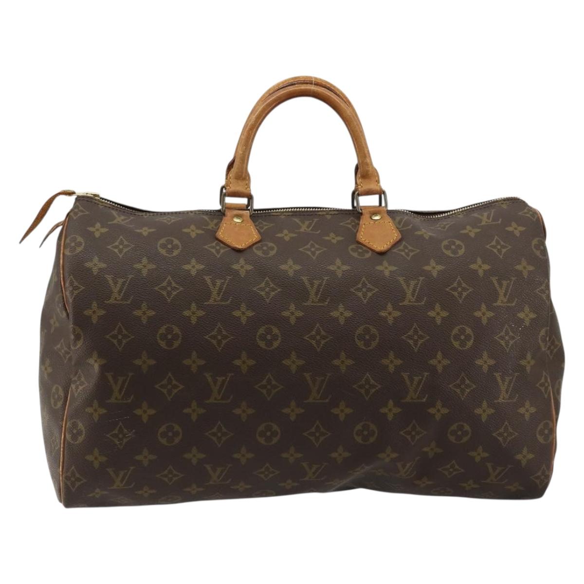LOUIS VUITTON Monogram Speedy 40 Hand Bag M41522 LV Auth 182926A