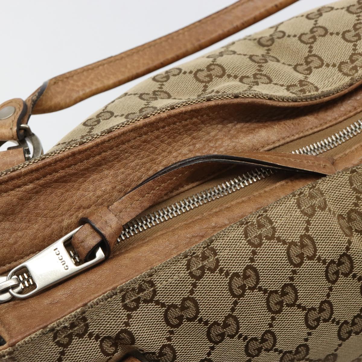 GUCCI GG Canvas Miss GG Hand Bag Outlet Beige Silver 323675 Auth 182927