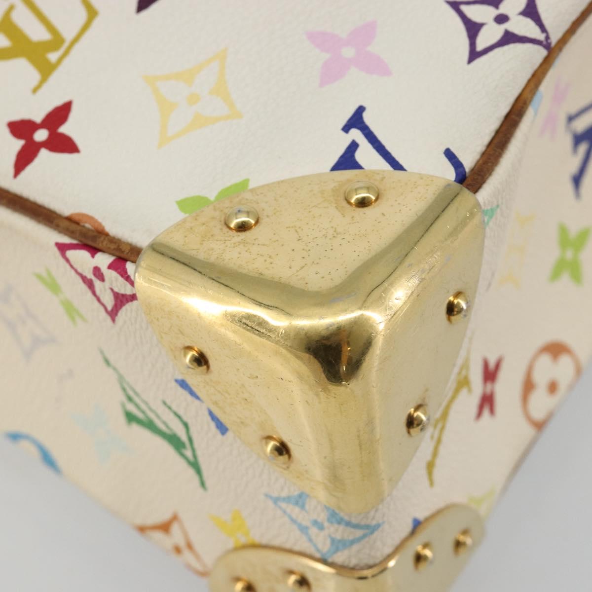 LOUIS VUITTON Monogram Multicolor Boulogne Bag White M92660 LV Auth 182931