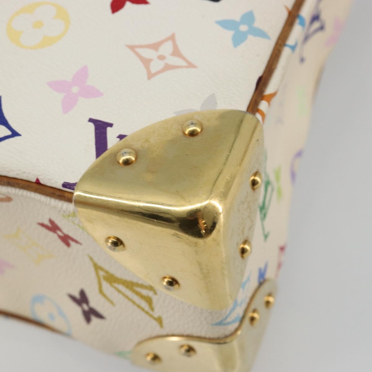 LOUIS VUITTON Monogram Multicolor Boulogne Bag White M92660 LV Auth 182931