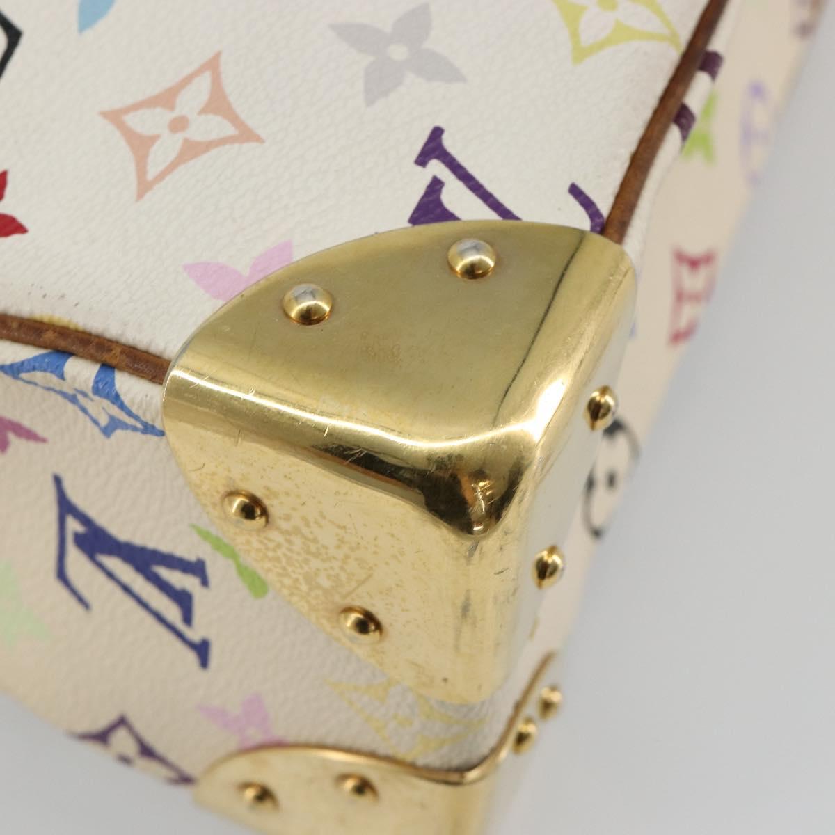 LOUIS VUITTON Monogram Multicolor Boulogne Bag White M92660 LV Auth 182931