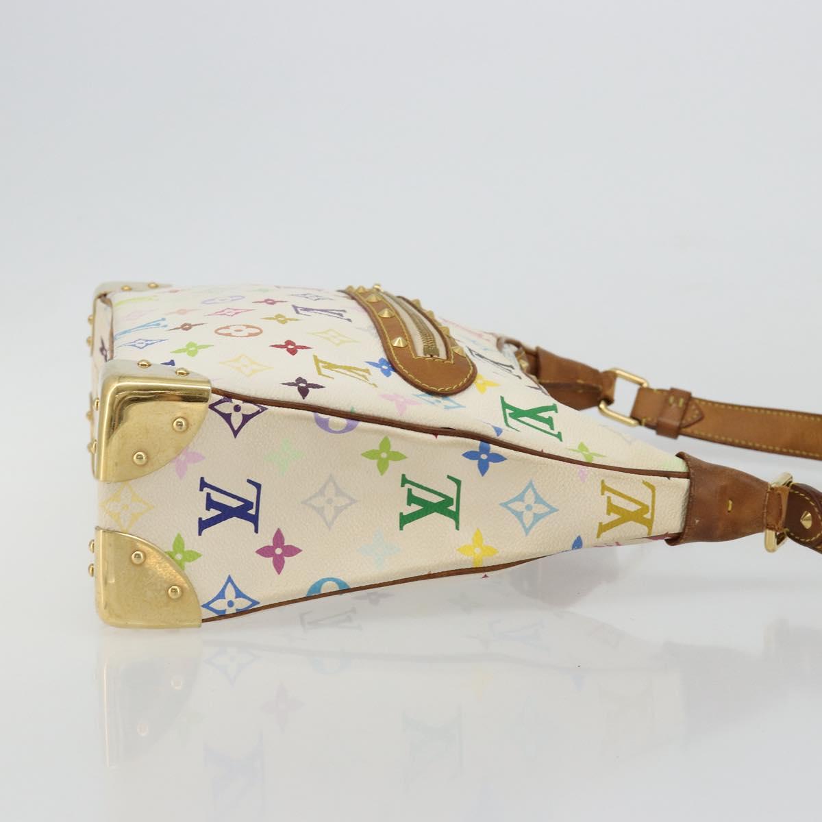 LOUIS VUITTON Monogram Multicolor Boulogne Bag White M92660 LV Auth 182931