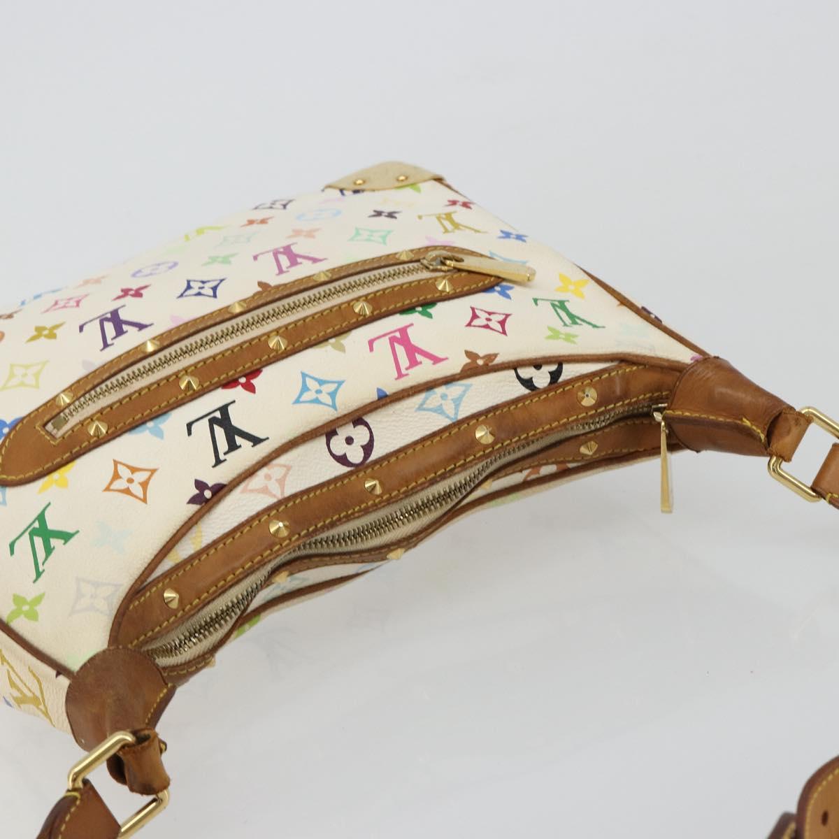 LOUIS VUITTON Monogram Multicolor Boulogne Bag White M92660 LV Auth 182931