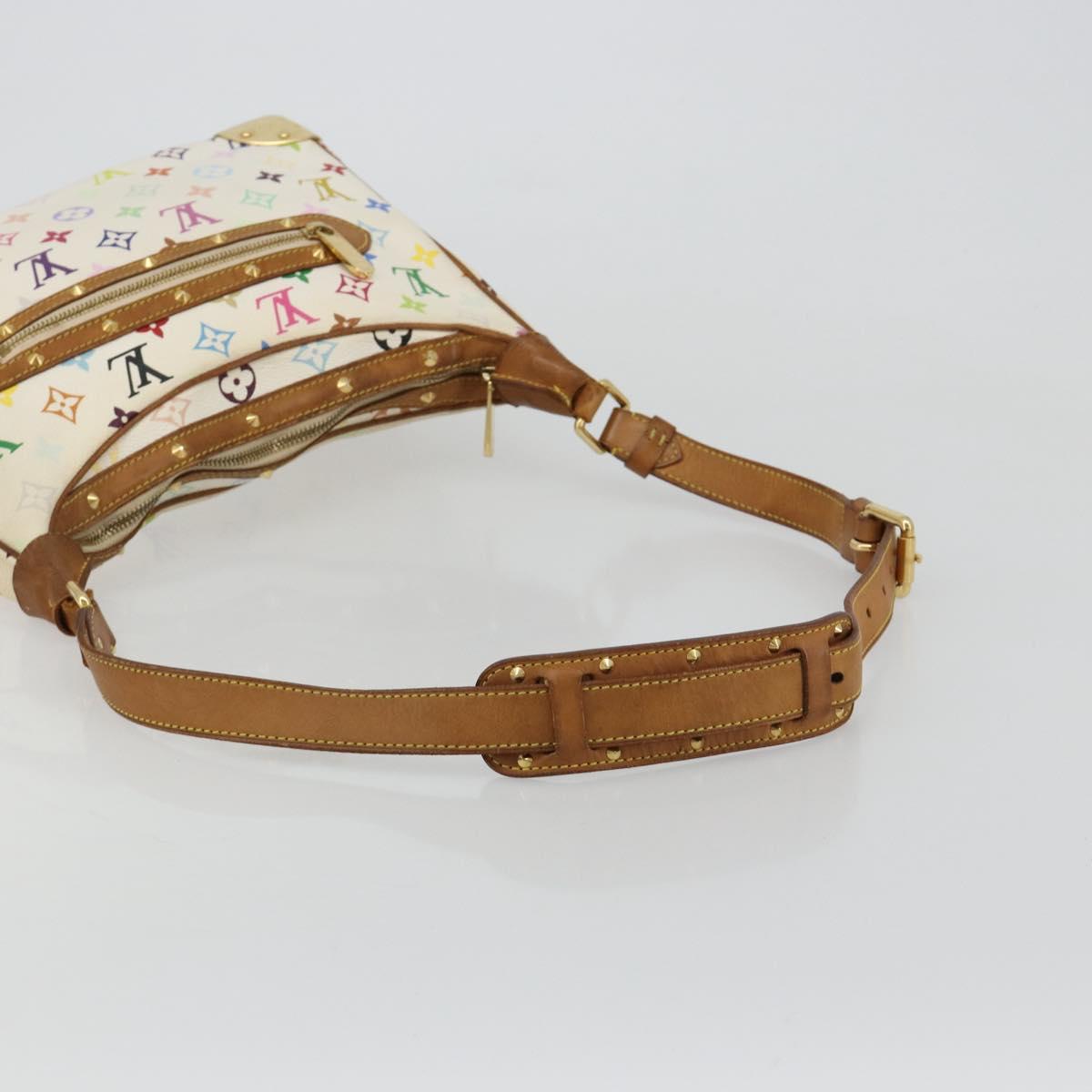 LOUIS VUITTON Monogram Multicolor Boulogne Bag White M92660 LV Auth 182931