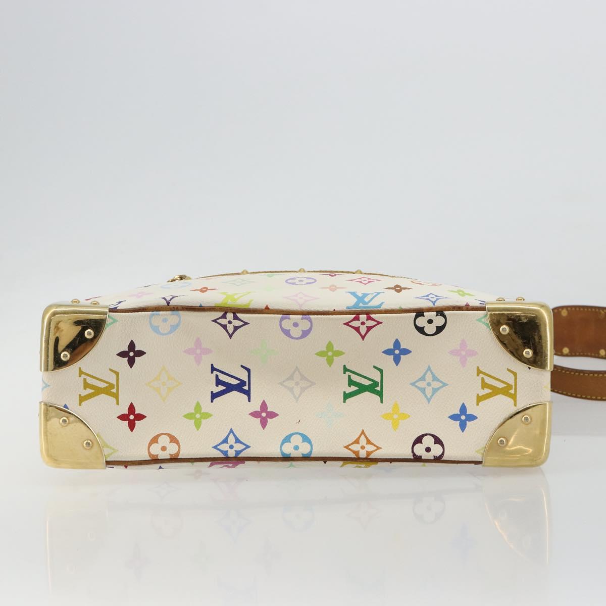 LOUIS VUITTON Monogram Multicolor Boulogne Bag White M92660 LV Auth 182931