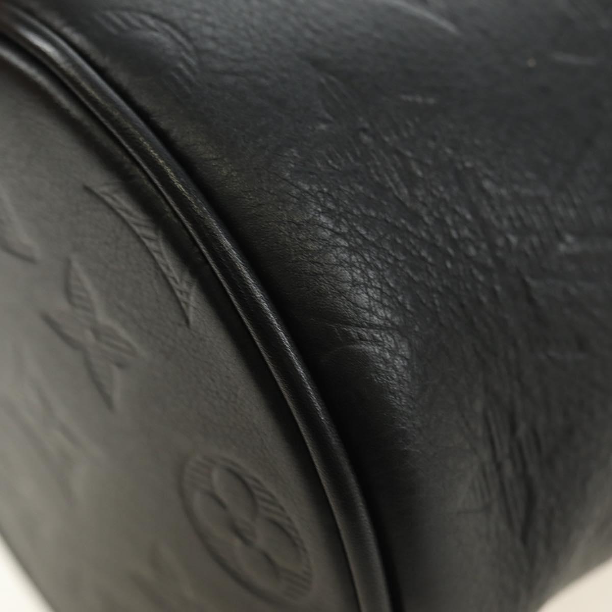 LOUIS VUITTON Monogram Shadow Chalk Nanobag Bag Black M44628 LV Auth 182934SM