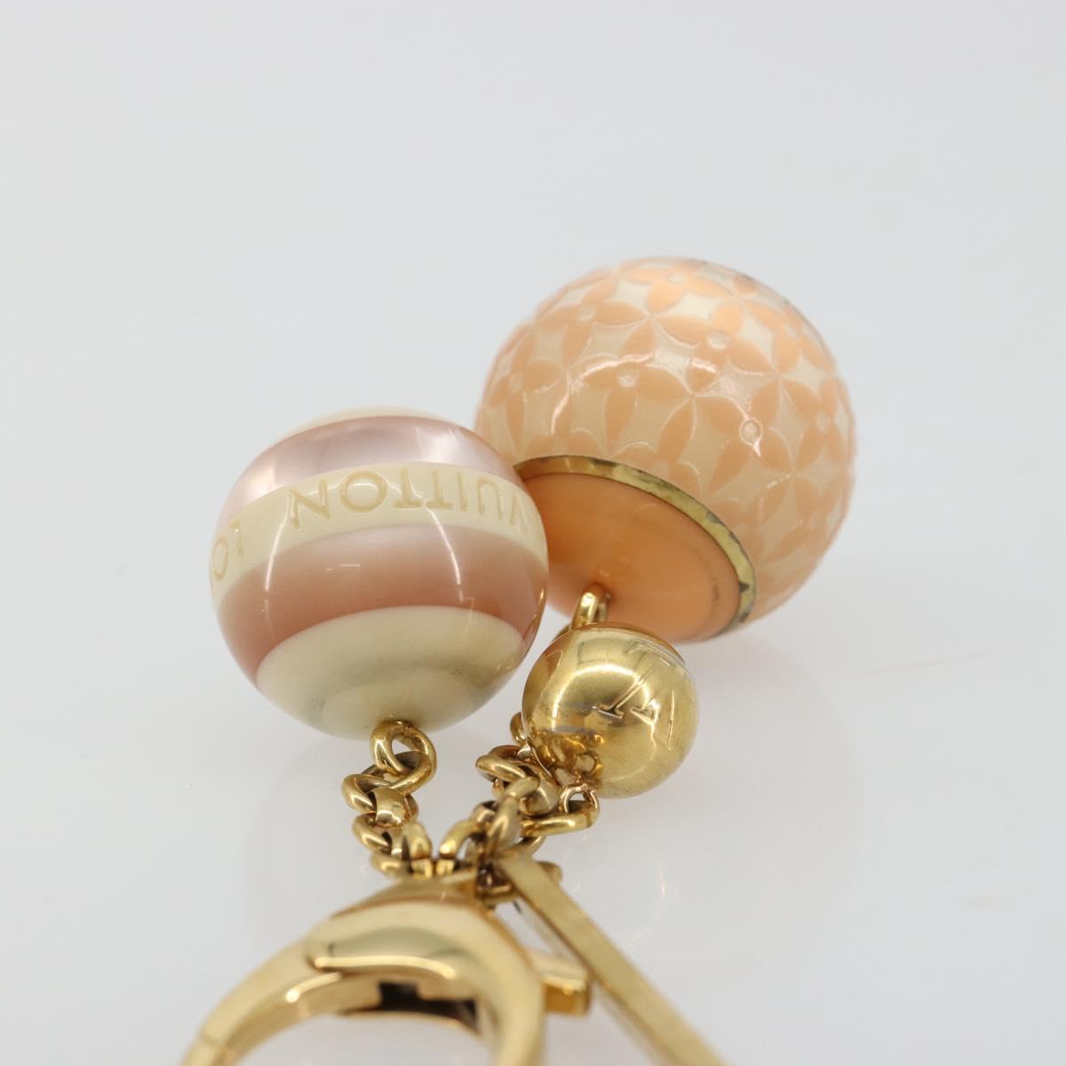 LOUIS VUITTON Bijoux Sac Mini Run Croisette Charm metal Gold M95507 Auth 182943M