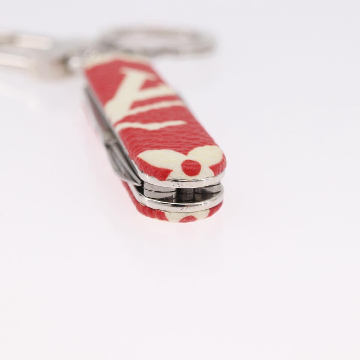 LOUIS VUITTON Monogram LV x Supreme Pocket Knife Key Chain MP2070 Auth 182946A