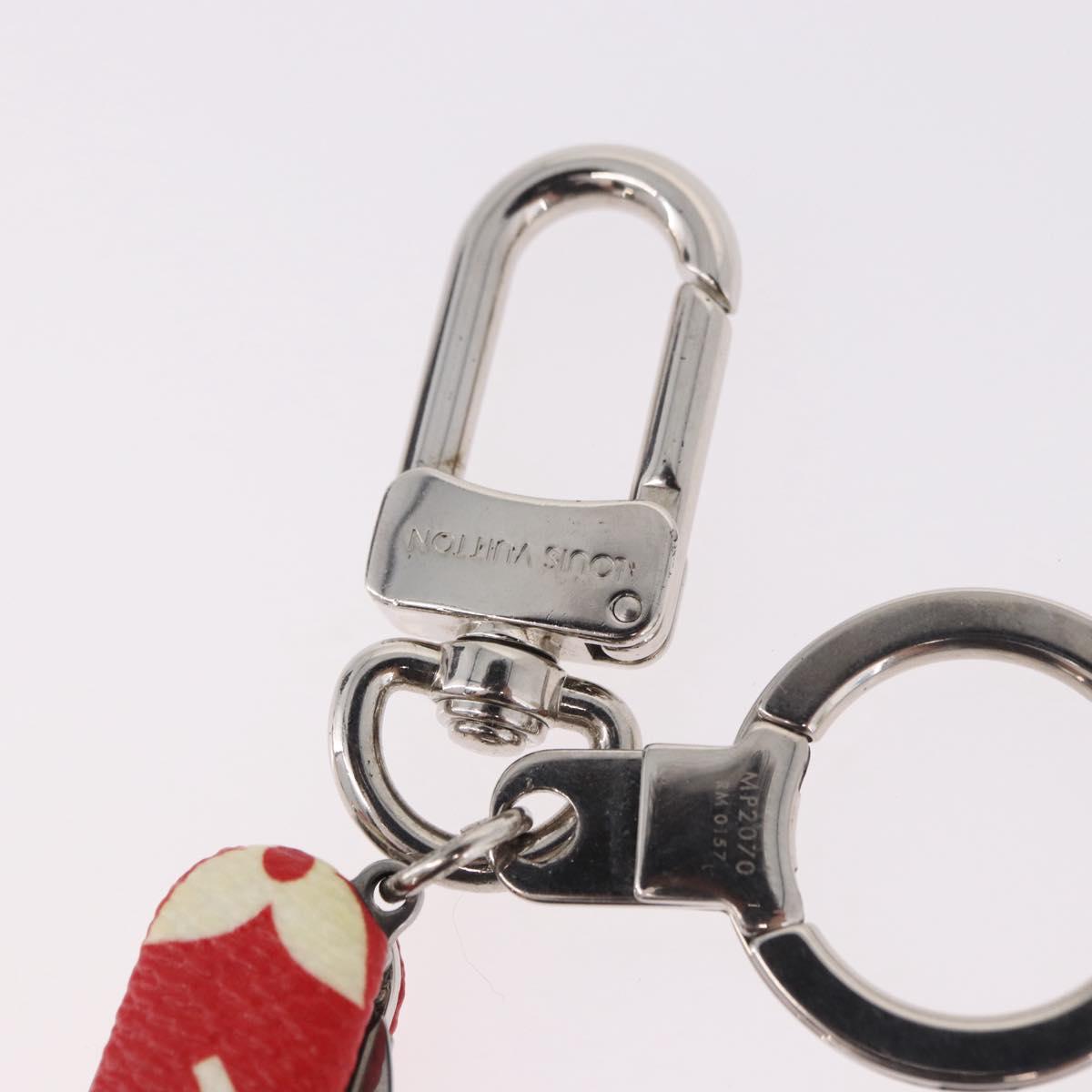 LOUIS VUITTON Monogram LV x Supreme Pocket Knife Key Chain MP2070 Auth 182946A