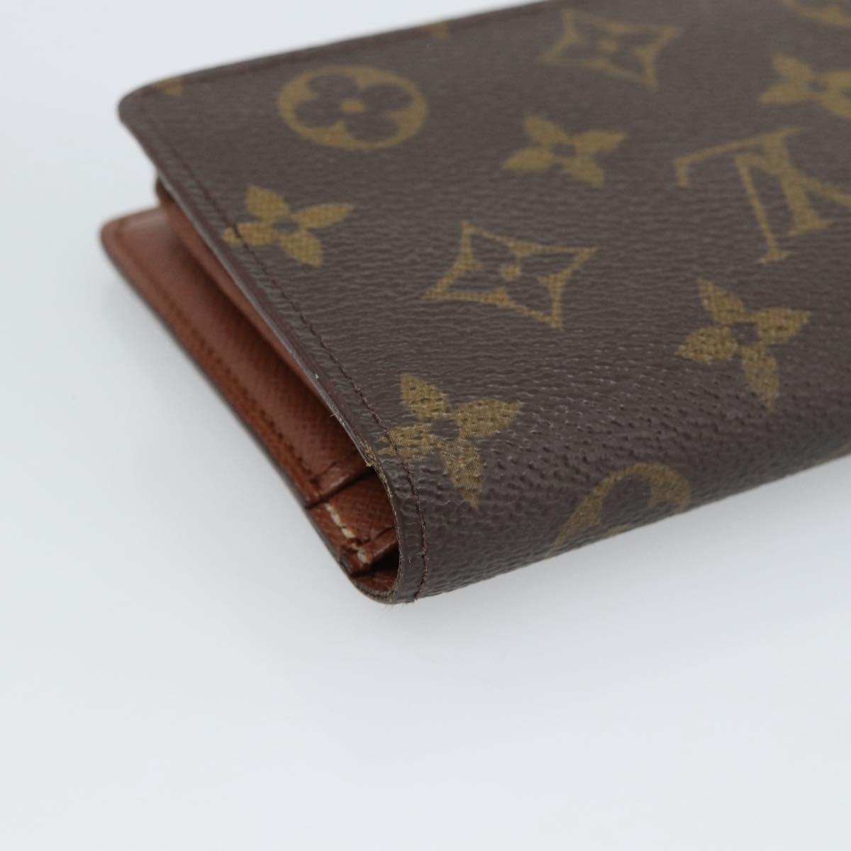 LOUIS VUITTON Monogram Porte Monnaie Billets Viennois M61663 LV Auth 182956