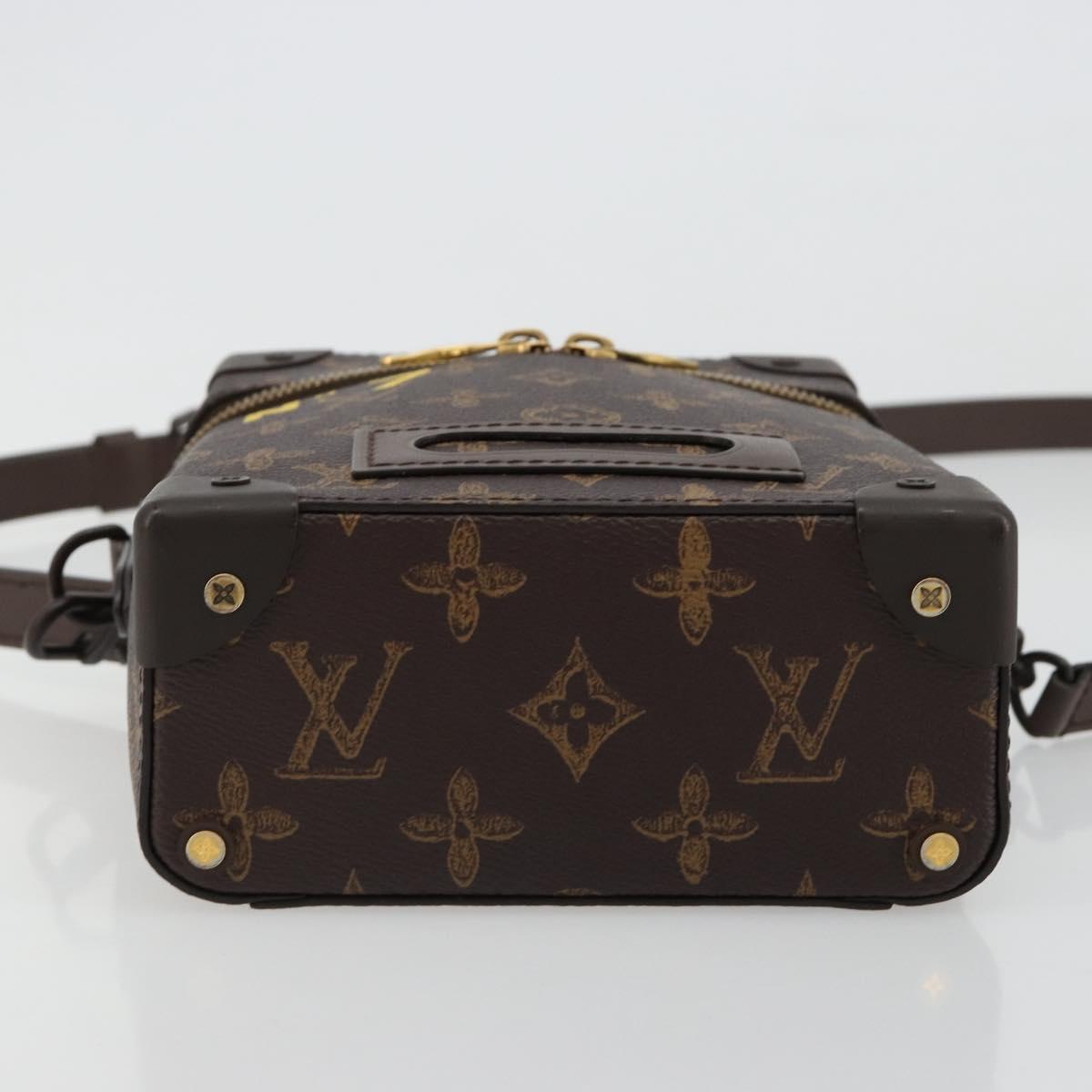 LOUIS VUITTON Monogram Vertical Box Trunk Shoulder Bag M59664 LV Auth 182968M