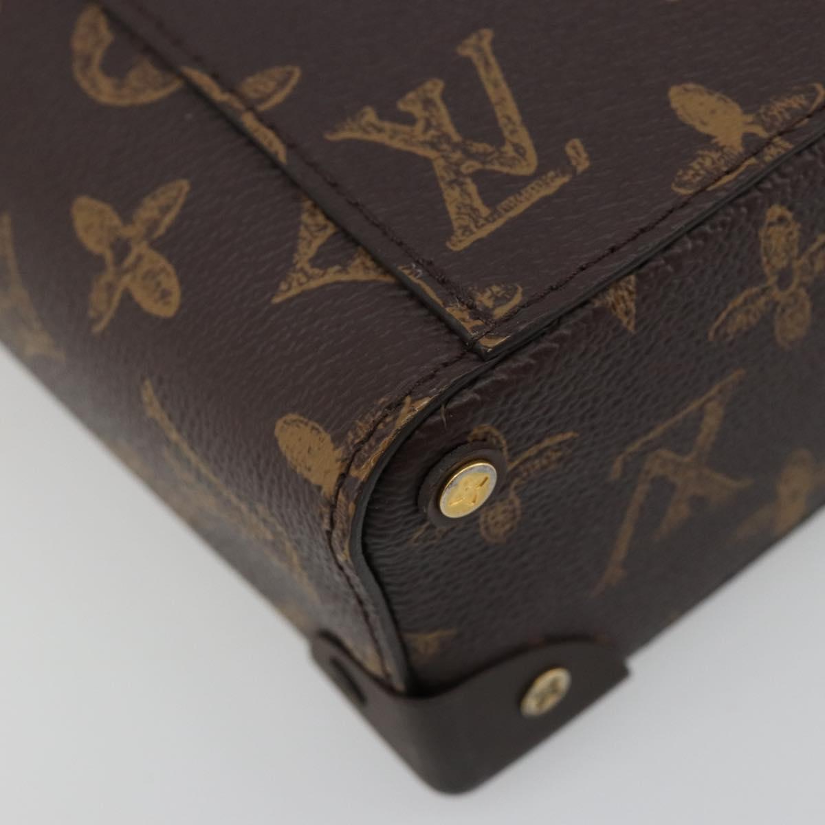 LOUIS VUITTON Monogram Vertical Box Trunk Shoulder Bag M59664 LV Auth 182968M