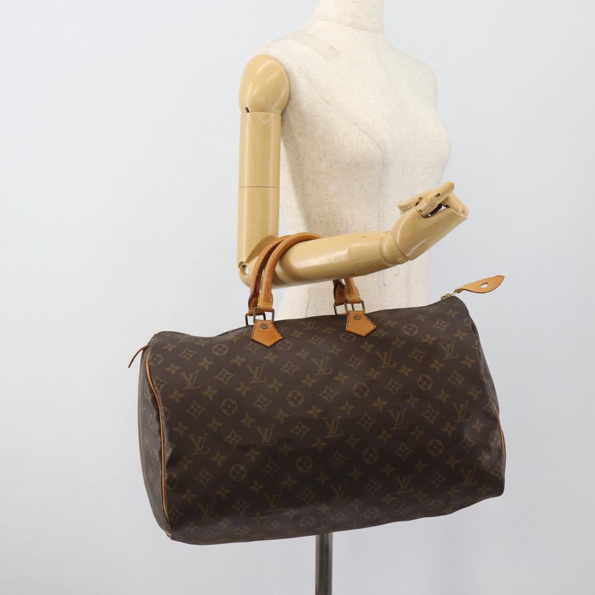 LOUIS VUITTON Monogram Speedy 40 Hand Bag M41522 LV Auth 182974A