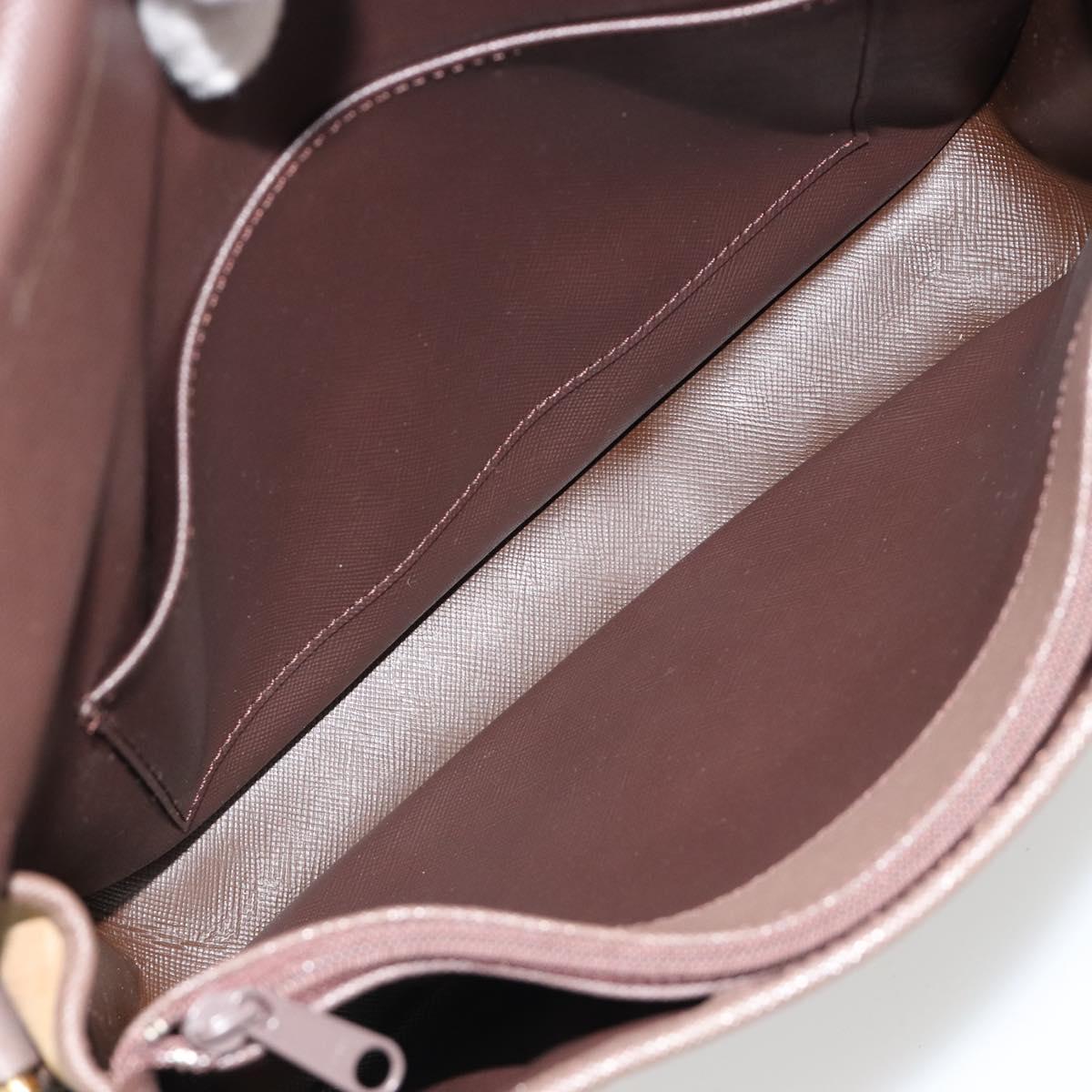 Burberrys Nova Check Shoulder Bag Canvas Brown Gold Auth 182989