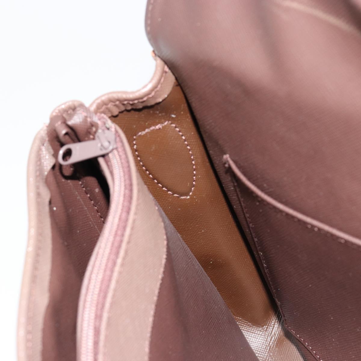 Burberrys Nova Check Shoulder Bag Canvas Brown Gold Auth 182989
