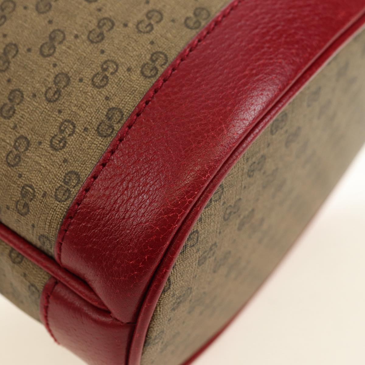 GUCCI Micro GG Supreme Doraemon x Fujiko-Pro Bag PVC Beige 655597 Auth 183006M