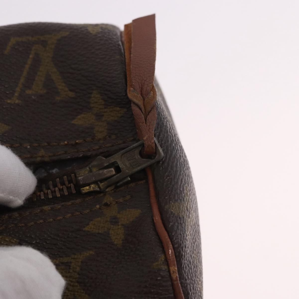 LOUIS VUITTON Monogram Papillon 30 Hand Bag M51385 LV Auth 183008