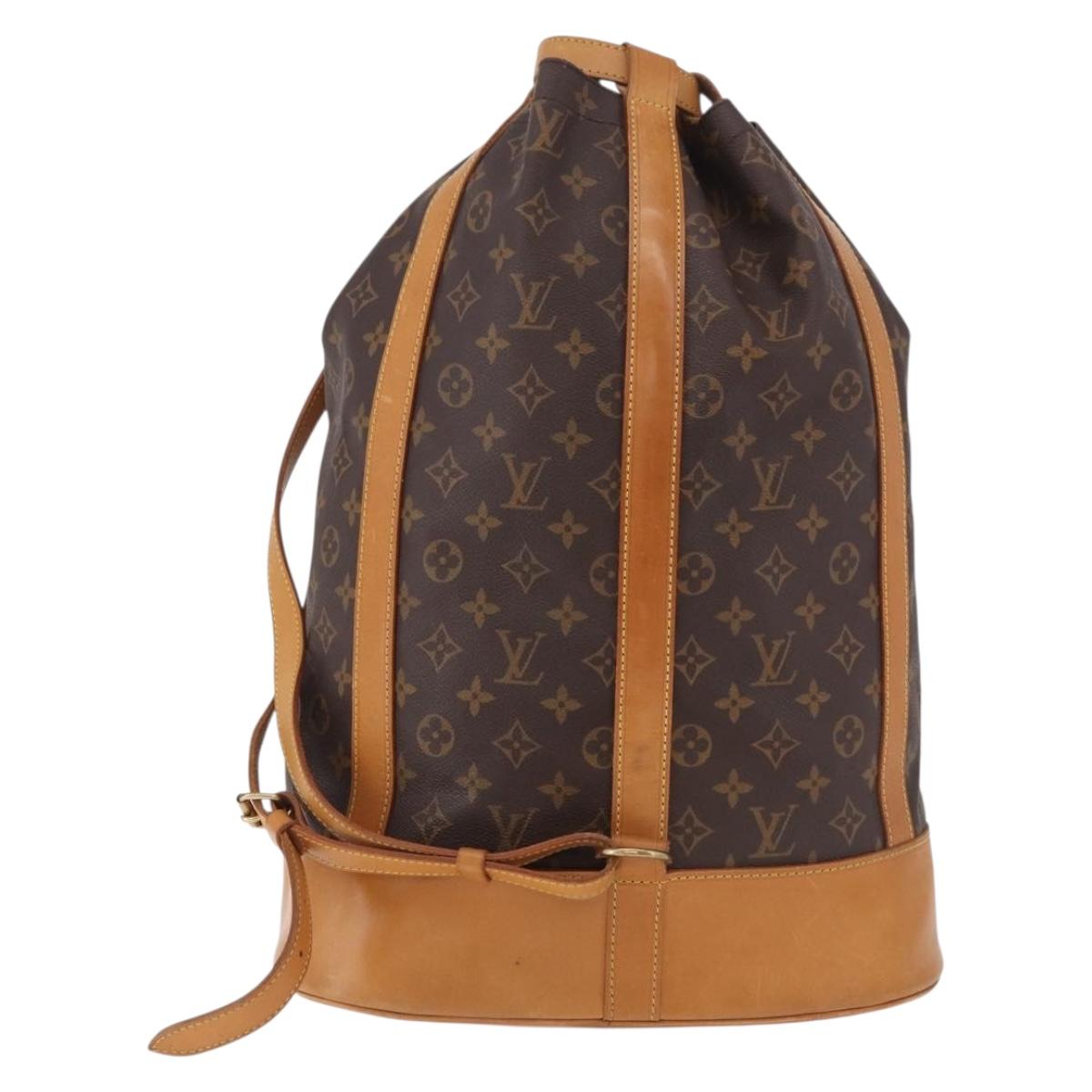 LOUIS VUITTON Monogram Randonnee GM Shoulder Bag M42244 LV Auth 183011A