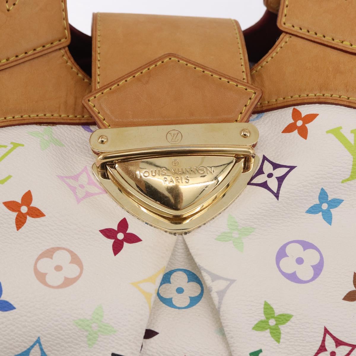 LOUIS VUITTON Monogram Multicolor Ursula Tote Bag White M40123 LV Auth 183012V