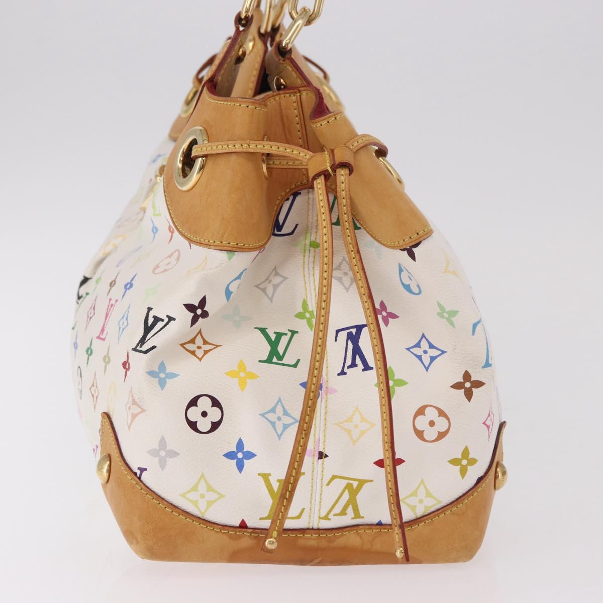 LOUIS VUITTON Monogram Multicolor Ursula Tote Bag White M40123 LV Auth 183012V