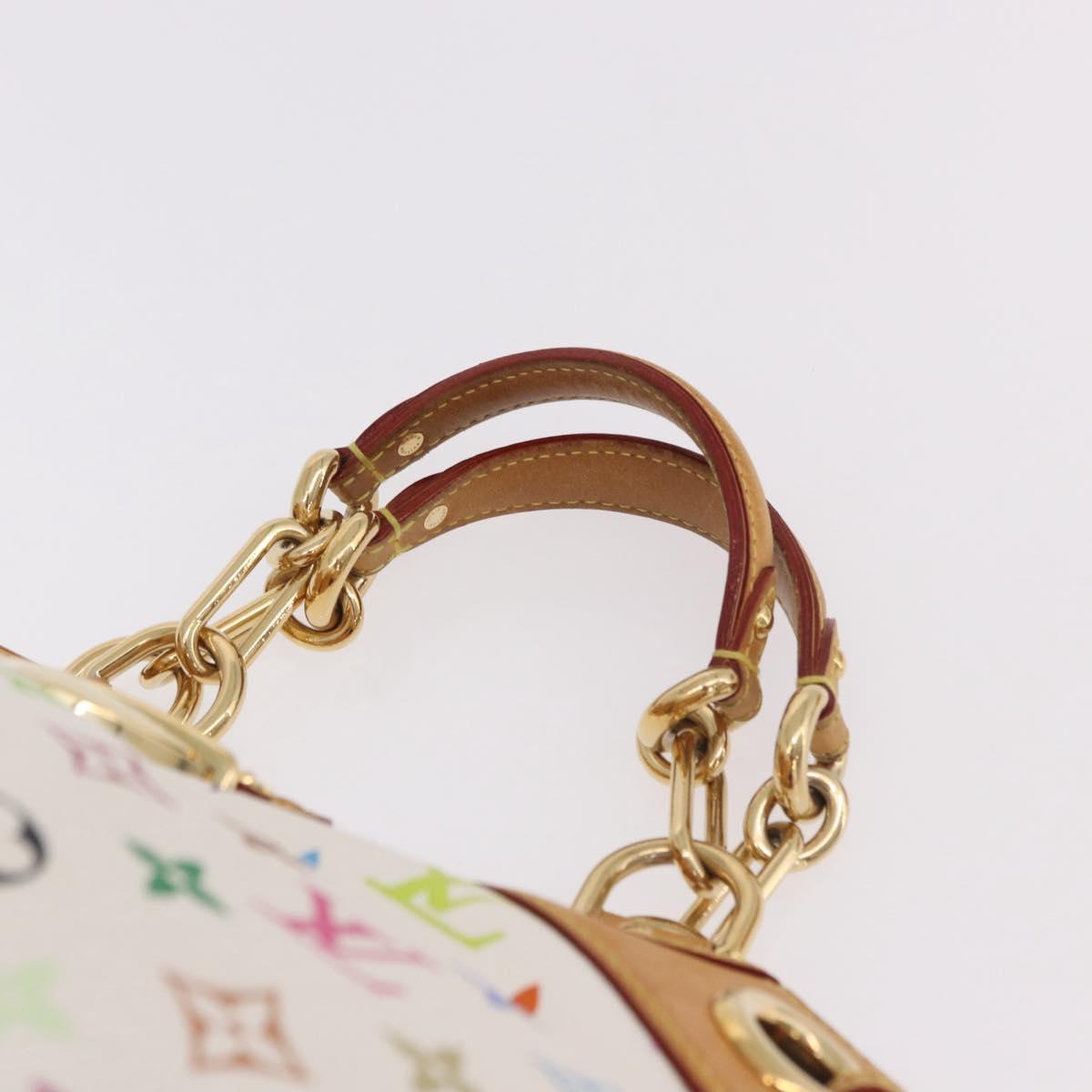 LOUIS VUITTON Monogram Multicolor Ursula Tote Bag White M40123 LV Auth 183012V