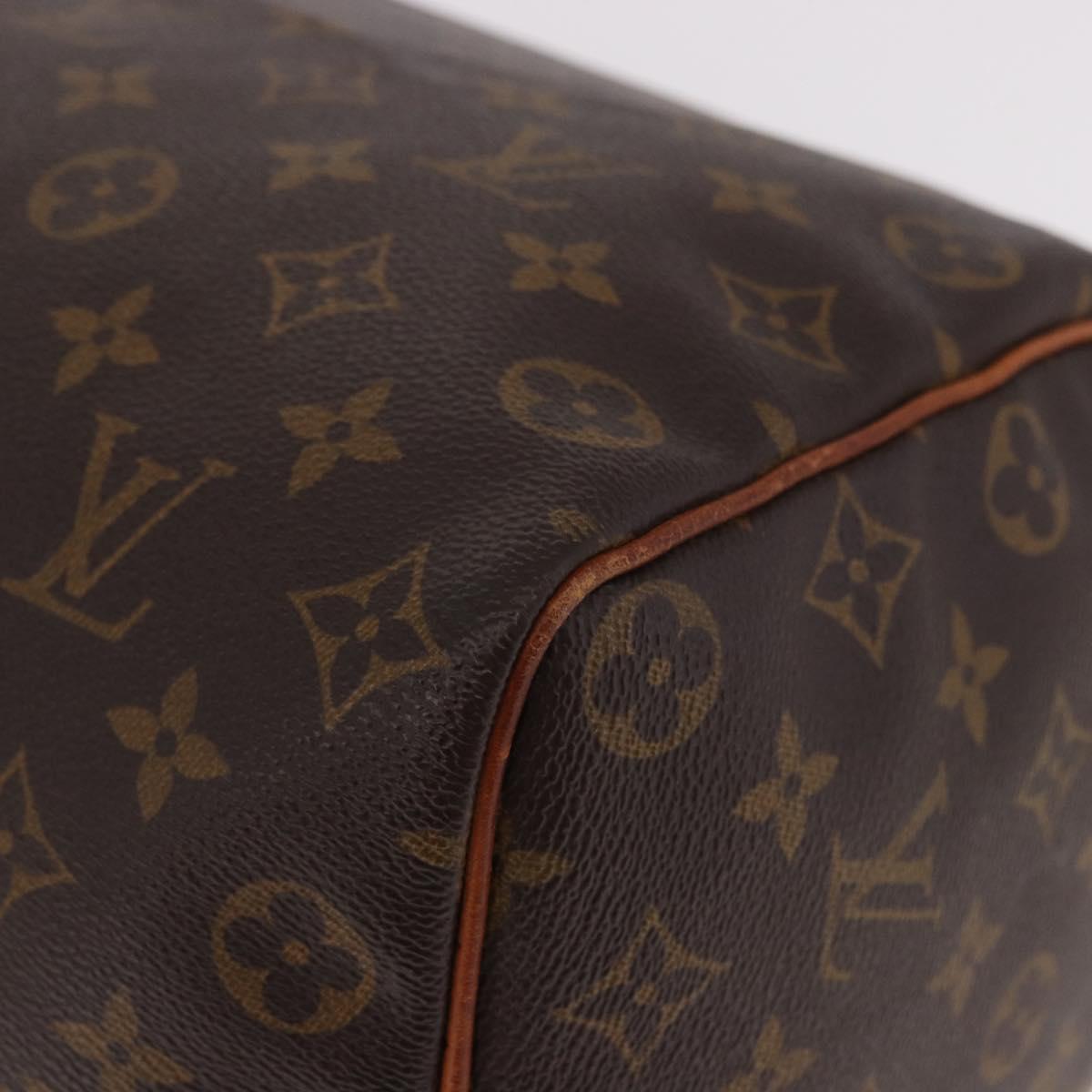 LOUIS VUITTON Monogram Speedy 35 Hand Bag M41524 LV Auth 183027A