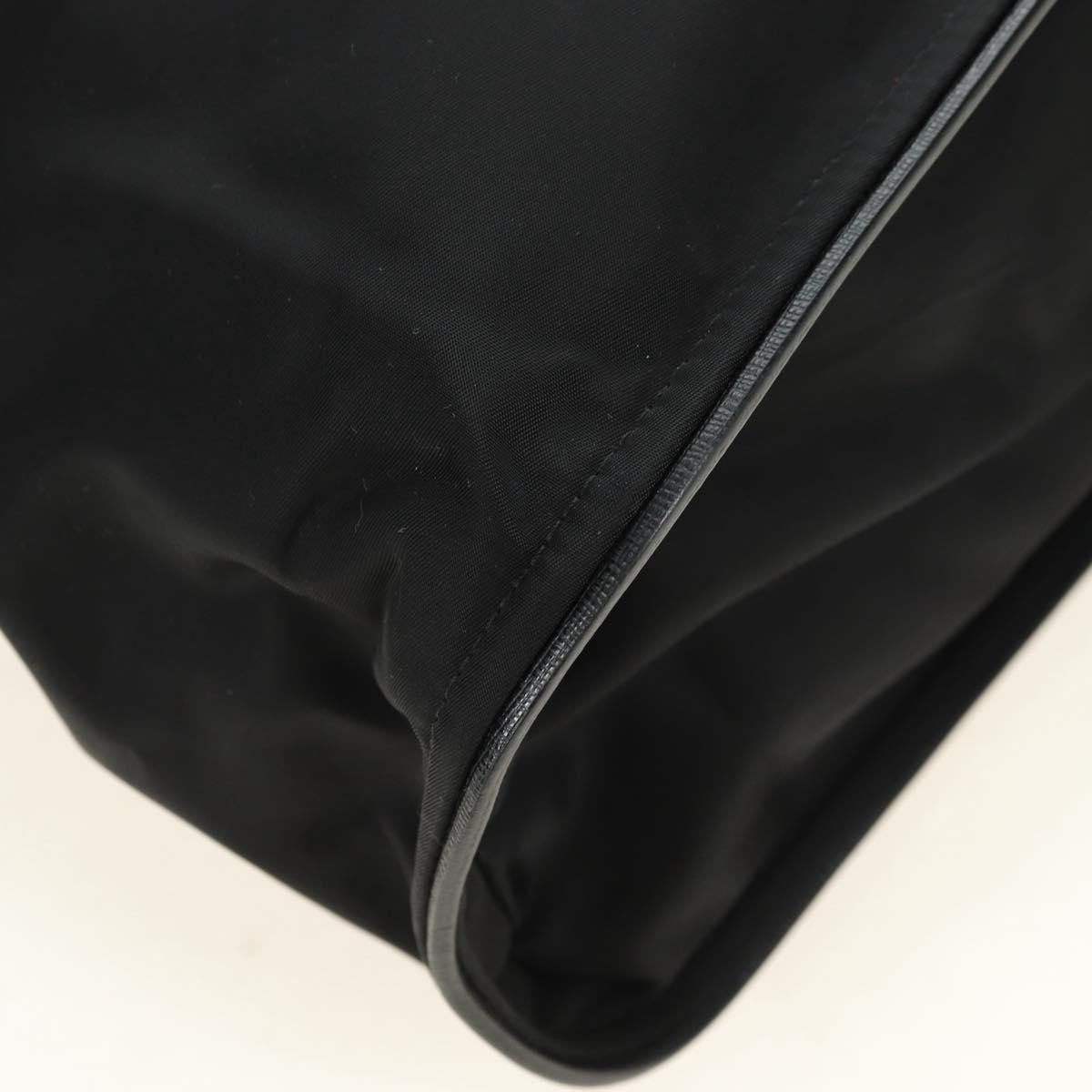 FENDI Monster Bugs Tote Bag Nylon Black Silver Auth 183030M
