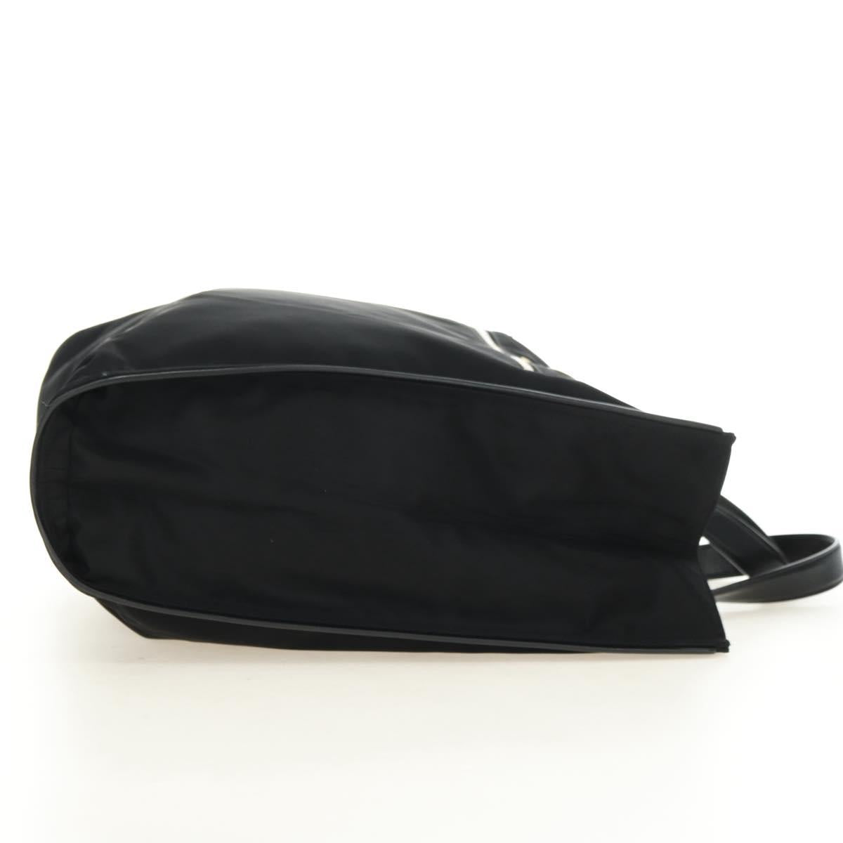 FENDI Monster Bugs Tote Bag Nylon Black Silver Auth 183030M