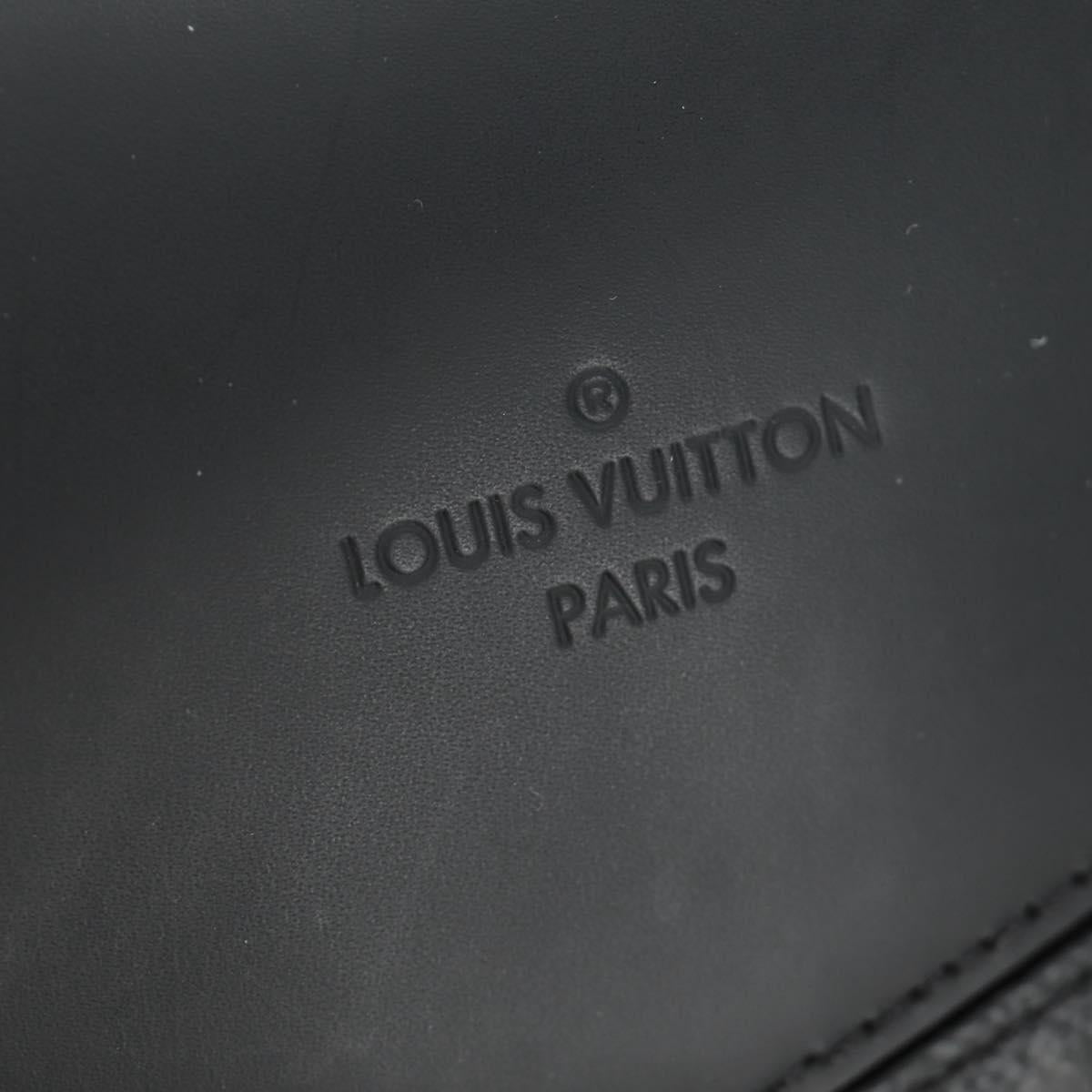 LOUIS VUITTON Monogram Eclipse Explorer Business Bag M40566 LV Auth 183042A