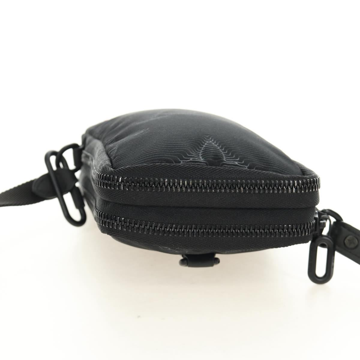 LOUIS VUITTON 3D Monogram Double Phone Pouch Black M80141 LV Auth 183059M