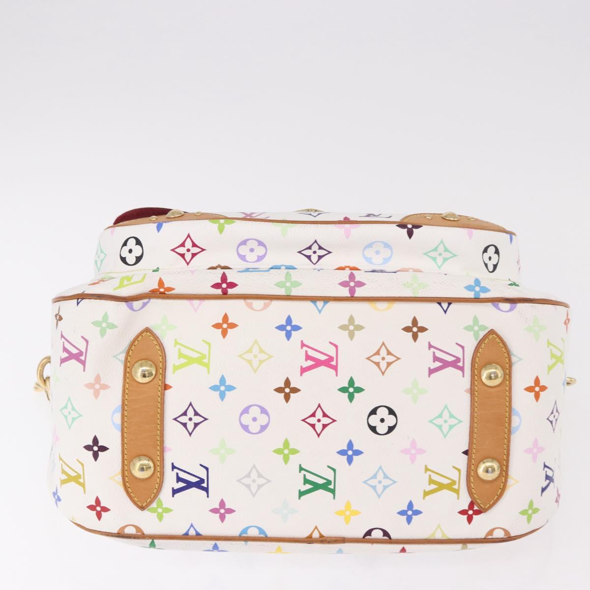 LOUIS VUITTON Monogram Multicolor Rita Hand Bag 2way White M40125 Auth 183062V