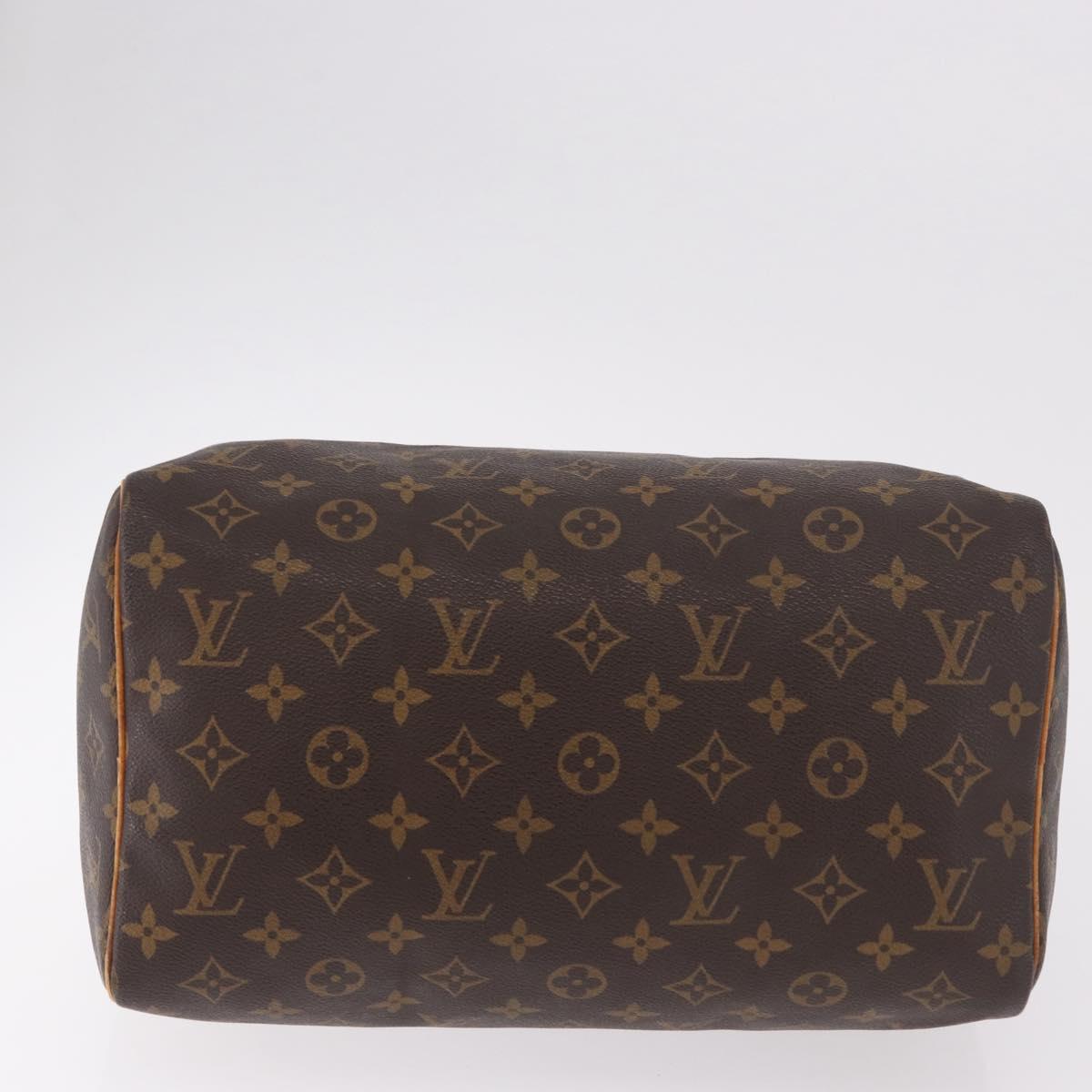 LOUIS VUITTON Monogram Speedy 30 Hand Bag M41526 LV Auth 183067A