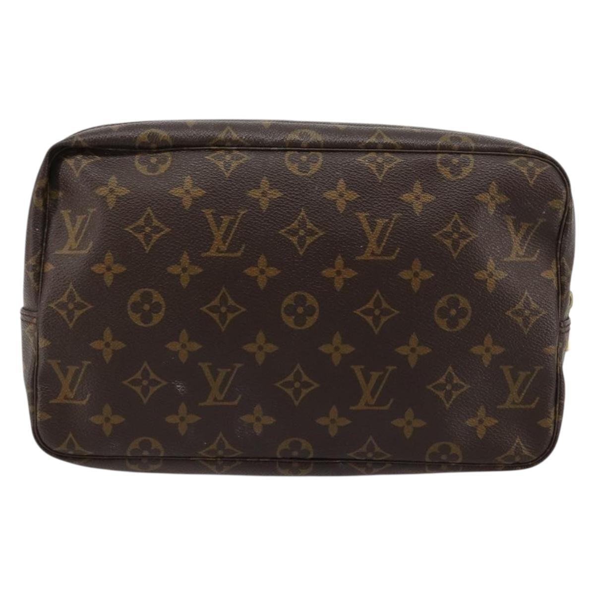 LOUIS VUITTON Monogram Trousse Toilette 28 Clutch Bag M47522 LV Auth 183073