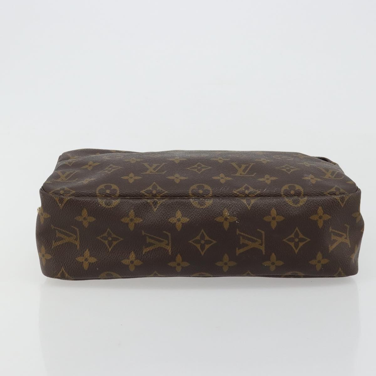 LOUIS VUITTON Monogram Trousse Toilette 28 Clutch Bag M47522 LV Auth 183073