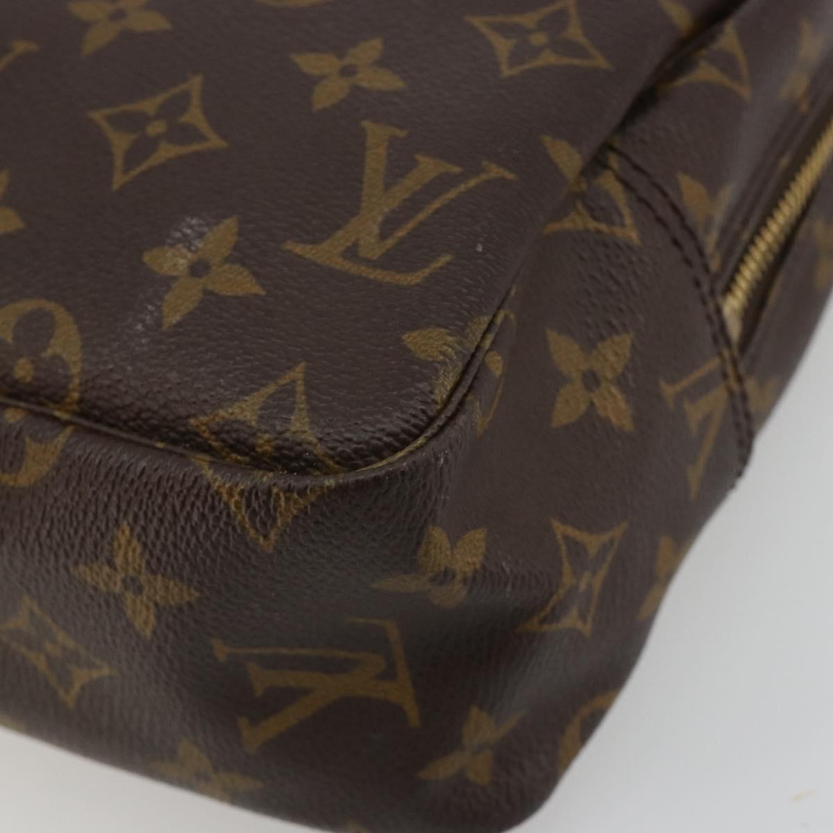 LOUIS VUITTON Monogram Trousse Toilette 28 Clutch Bag M47522 LV Auth 183073