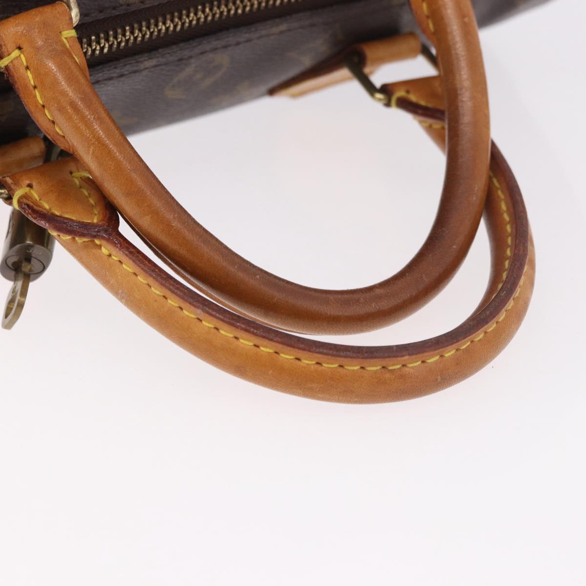 LOUIS VUITTON Monogram Speedy 30 Hand Bag M41526 LV Auth 183083A