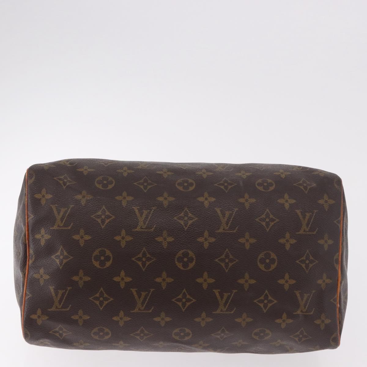 LOUIS VUITTON Monogram Speedy 30 Hand Bag M41526 LV Auth 183083A