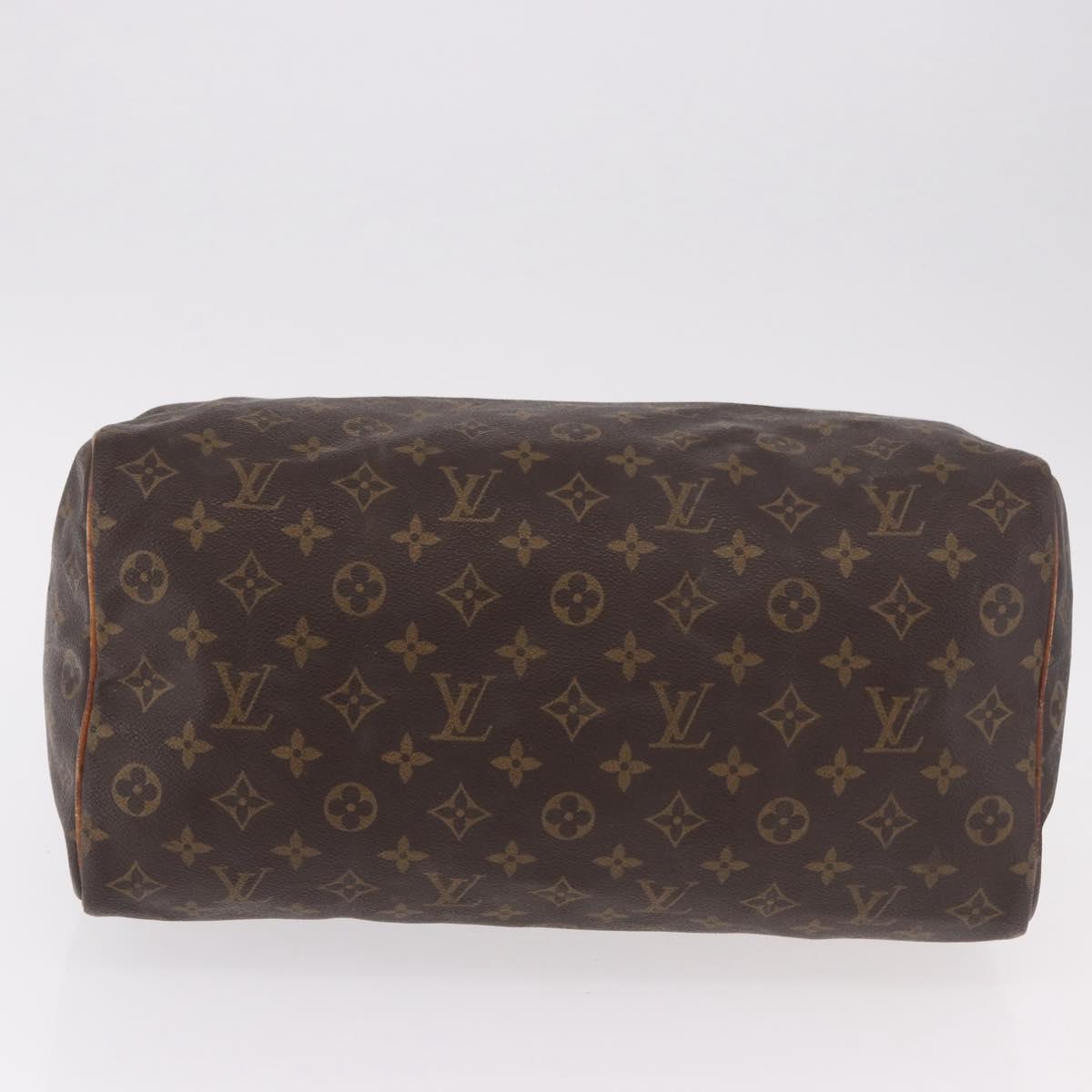 LOUIS VUITTON Monogram Speedy 35 Hand Bag M41524 LV Auth 183086