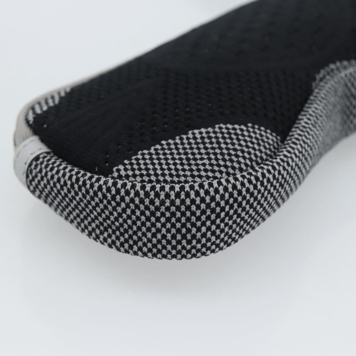 GUCCI Pouch Cotton Black Auth 183090M