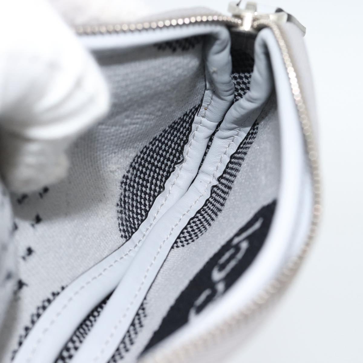GUCCI Pouch Cotton Black Auth 183090M