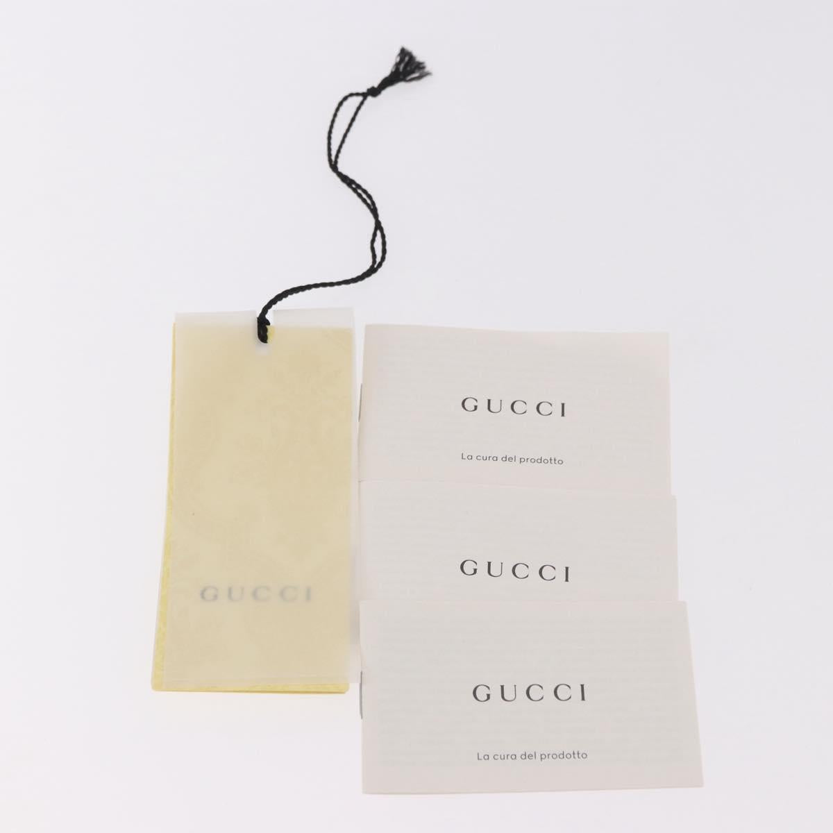 GUCCI Sherry Line Waist bag Canvas Navy Silver Red 502095 Auth 183095M