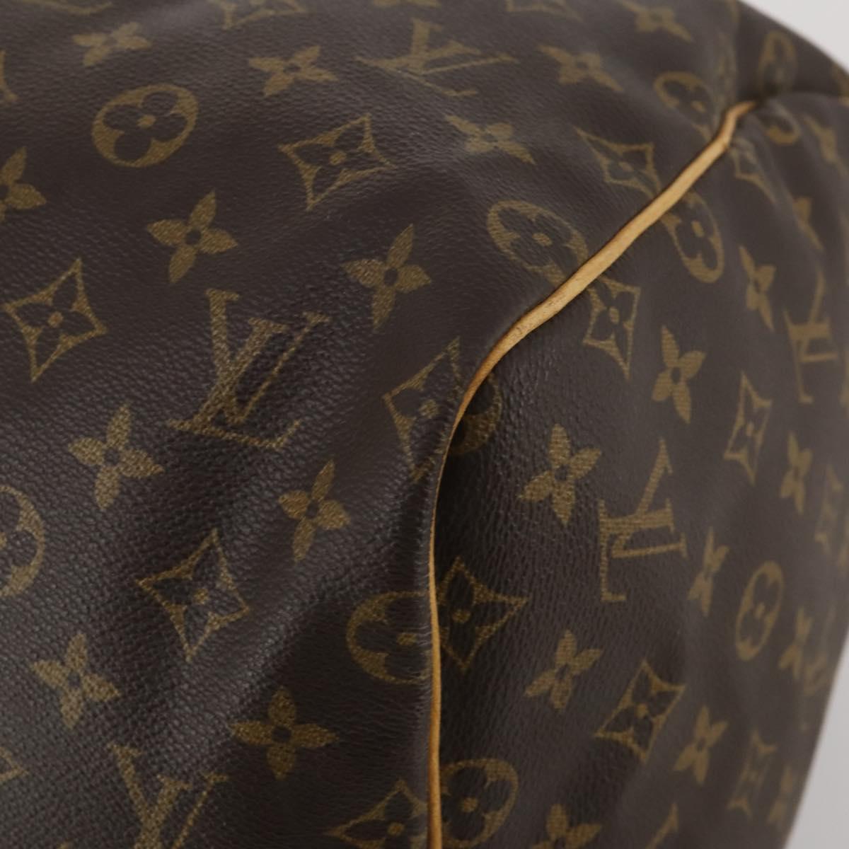 LOUIS VUITTON Monogram Keepall 55 Boston Bag M41424 LV Auth 183098A