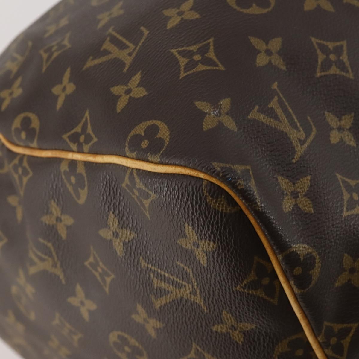 LOUIS VUITTON Monogram Keepall 55 Boston Bag M41424 LV Auth 183098A