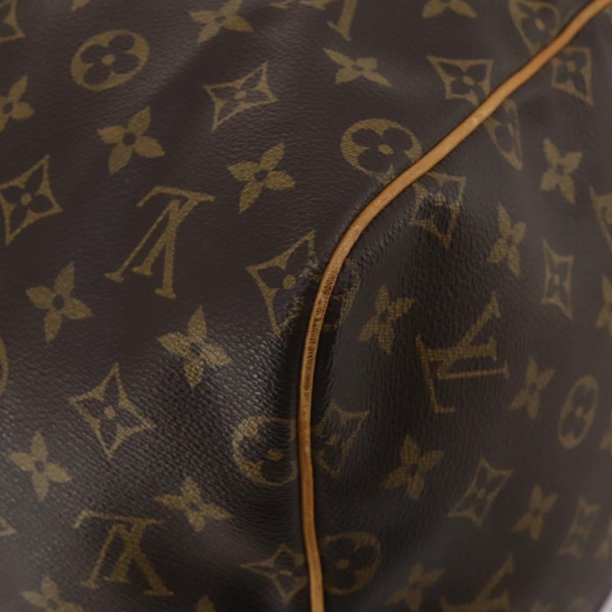 LOUIS VUITTON Monogram Keepall 55 Boston Bag M41424 LV Auth 183098A