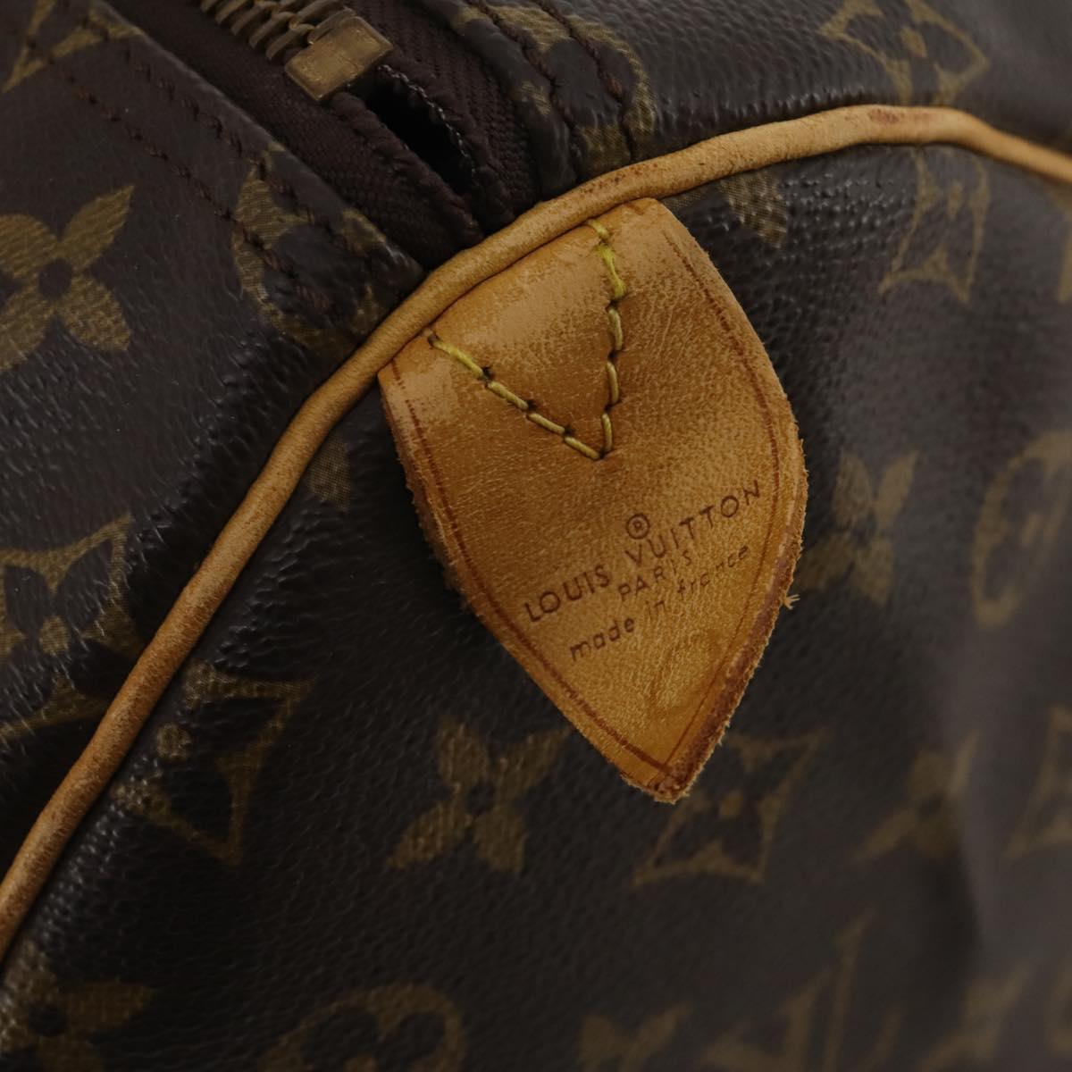 LOUIS VUITTON Monogram Keepall 55 Boston Bag M41424 LV Auth 183098A