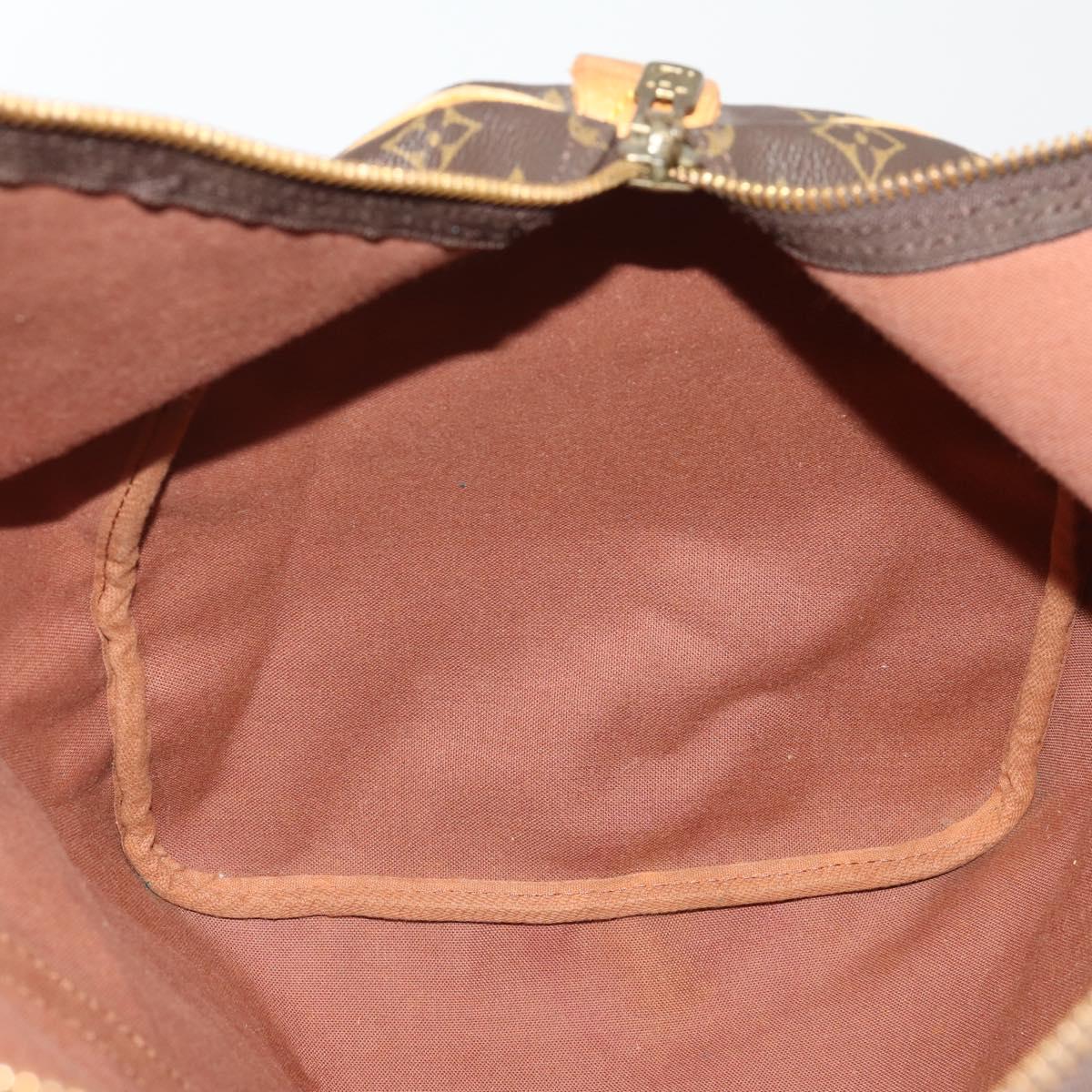 LOUIS VUITTON Monogram Keepall 55 Boston Bag M41424 LV Auth 183098A