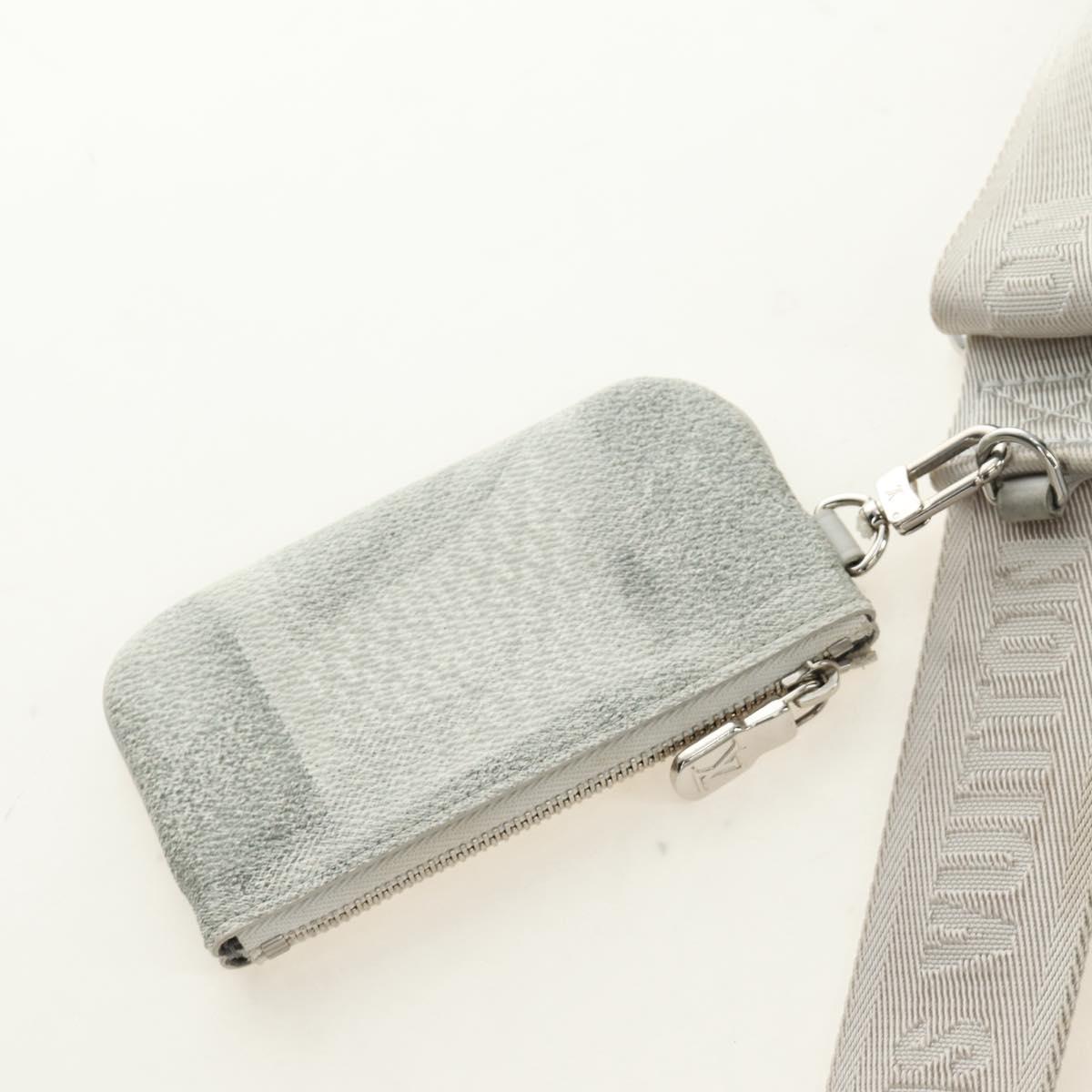 LOUIS VUITTON Damier Salt Trio Messenger Shoulder Bag White N50068 Auth 183100SM