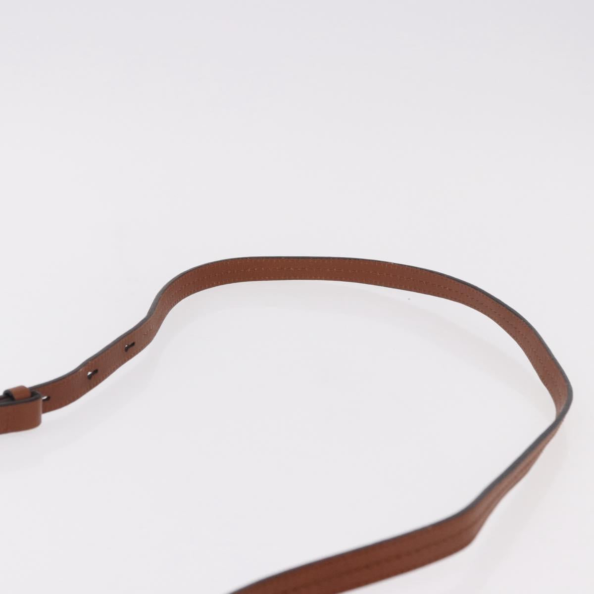 Chloe Fay Shoulder Bag Suede Brown Gold Auth 183119A