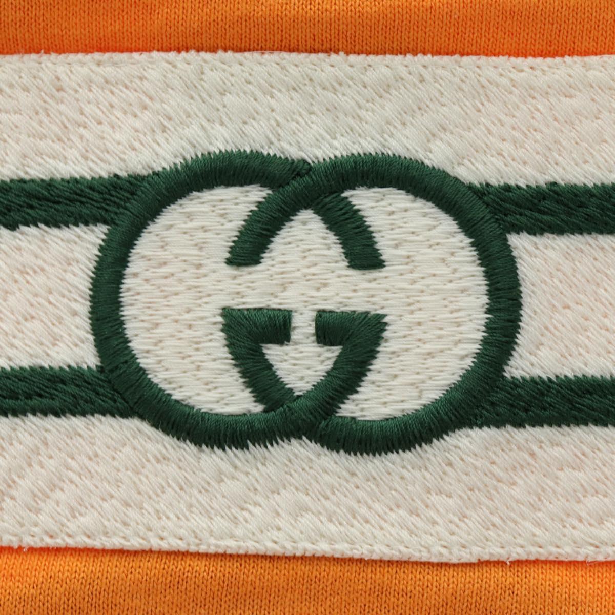 GUCCI Pet Shirt Cotton Orange Auth 183132M