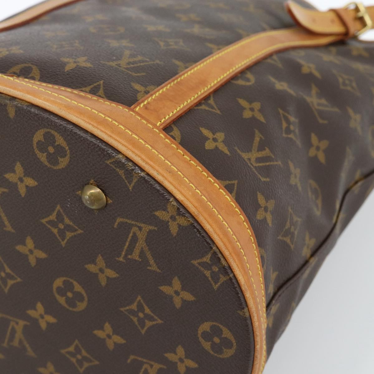 LOUIS VUITTON Monogram Bucket GM Shoulder Bag M42236 LV Auth 183178